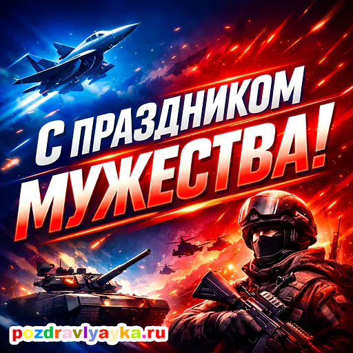 Открытка «23 февраля» — мультяшные — № 1