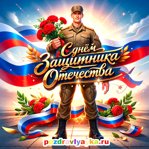 Открытка «23 февраля» — мультяшные — № 5