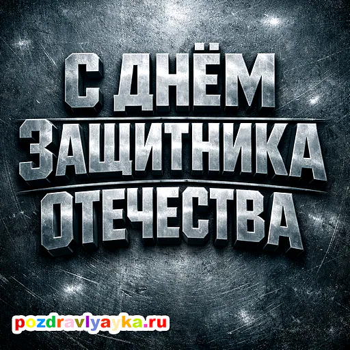 Открытка «23 февраля» — типографические — № 1