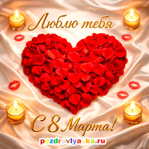 Открытка «8 марта» — любимой — № 2