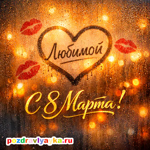 Открытка «8 марта» — любимой — № 8