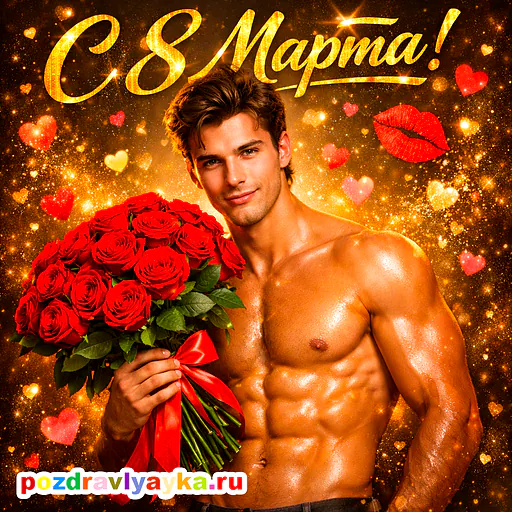 Открытка «8 марта» — романтические — № 6