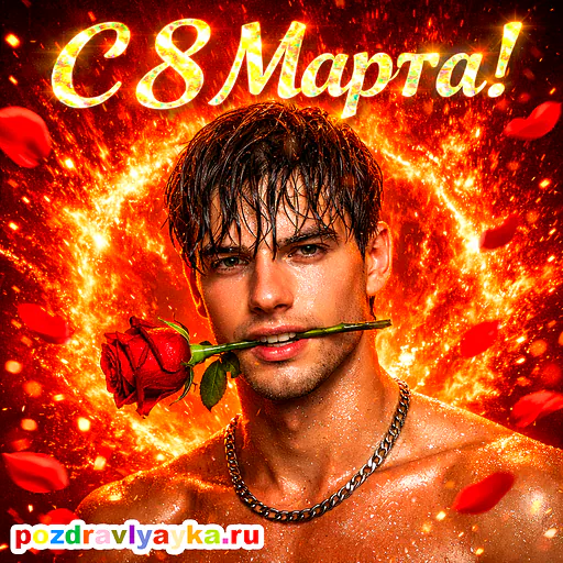 Открытка «8 марта» — романтические — № 8