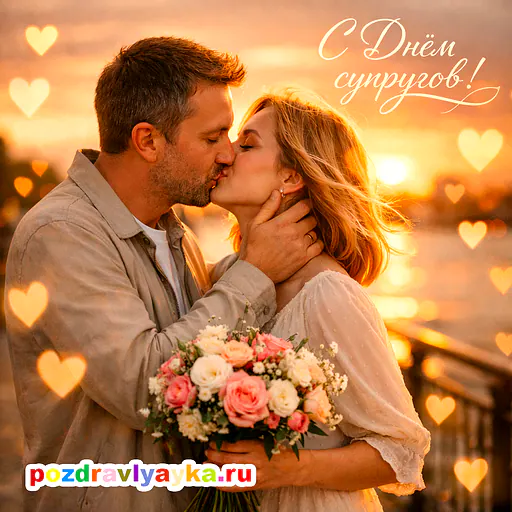 Открытка «День супругов» — романтические — № 1