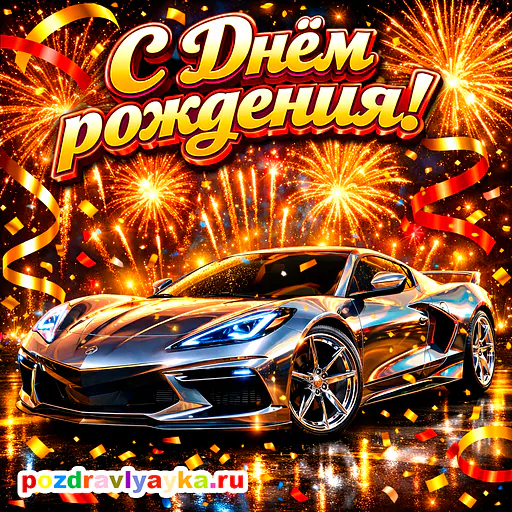 Открытка «День рождения» — роскошные, для для каждого — № 15