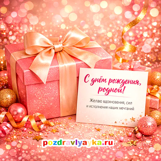 Открытка «День рождения» — романтические, для мужу — № 15