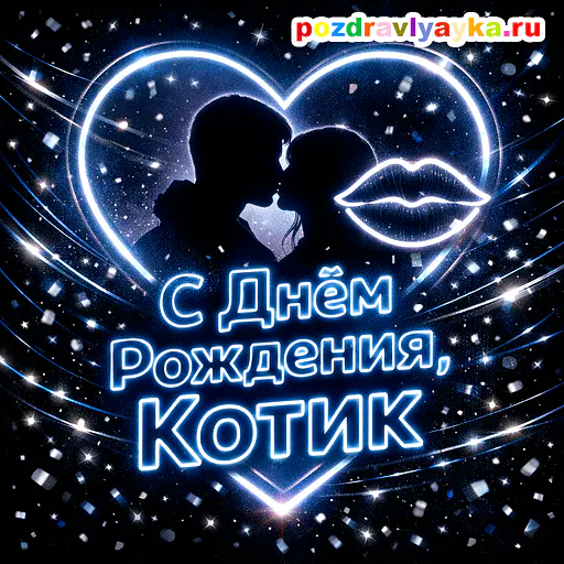 Открытка «День рождения» — романтические, для мужу — № 20