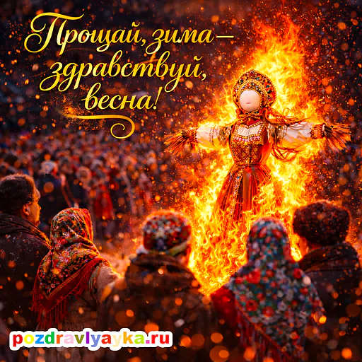 Открытка «Масленица» — реалистичные — № 1