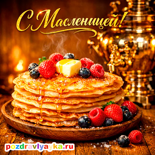 Открытка «Масленица» — реалистичные — № 2