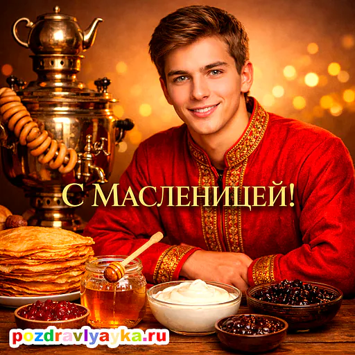 Открытка «Масленица» — реалистичные — № 4