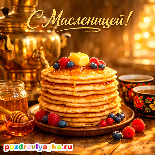 Открытка «Масленица» — реалистичные — № 5