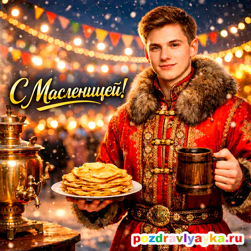 Открытка «Масленица» — реалистичные — № 7