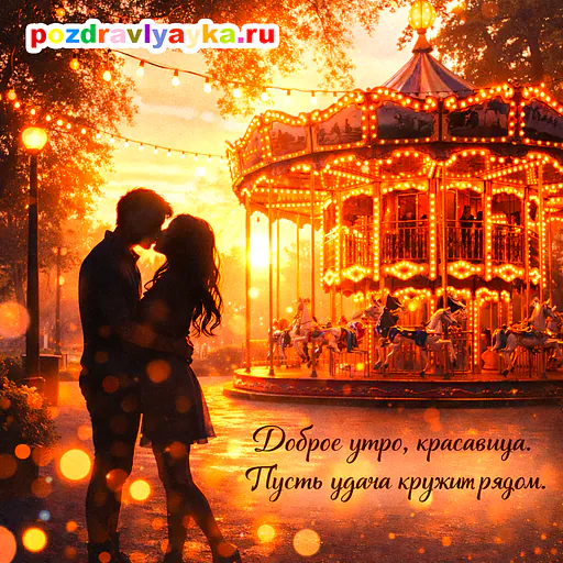 Открытка «Доброе утро» — любимой — № 3