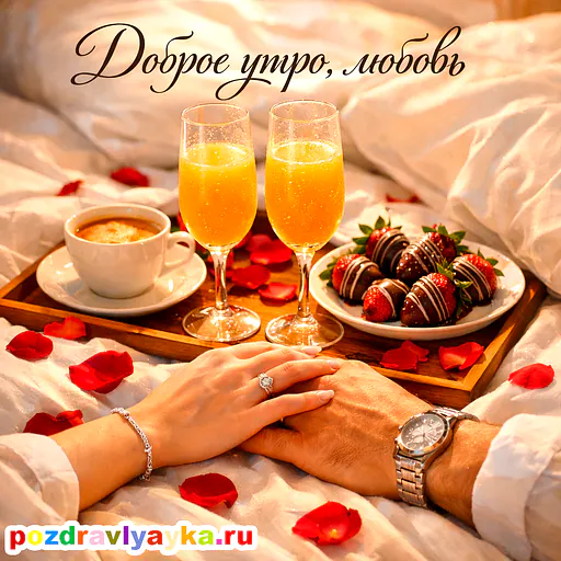 Открытка «Доброе утро» — романтические — № 2